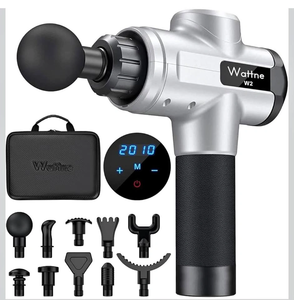 Wattne W2 Massage Gun – 20 Speed, Deep Tissue, Percussion