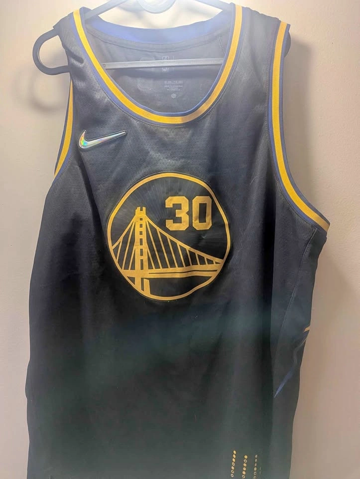 Men's XXL Steph Curry Nike Black City Edition 75th Anniversary J