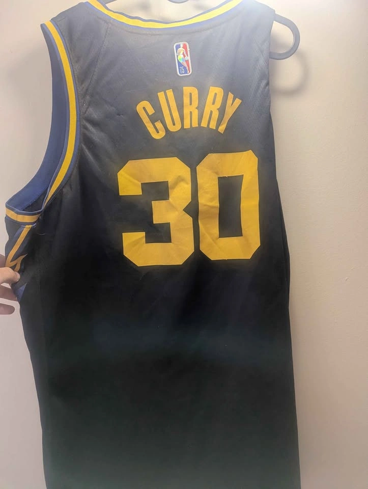 Men's XXL Steph Curry Nike Black City Edition 75th Anniversary J - photo 2