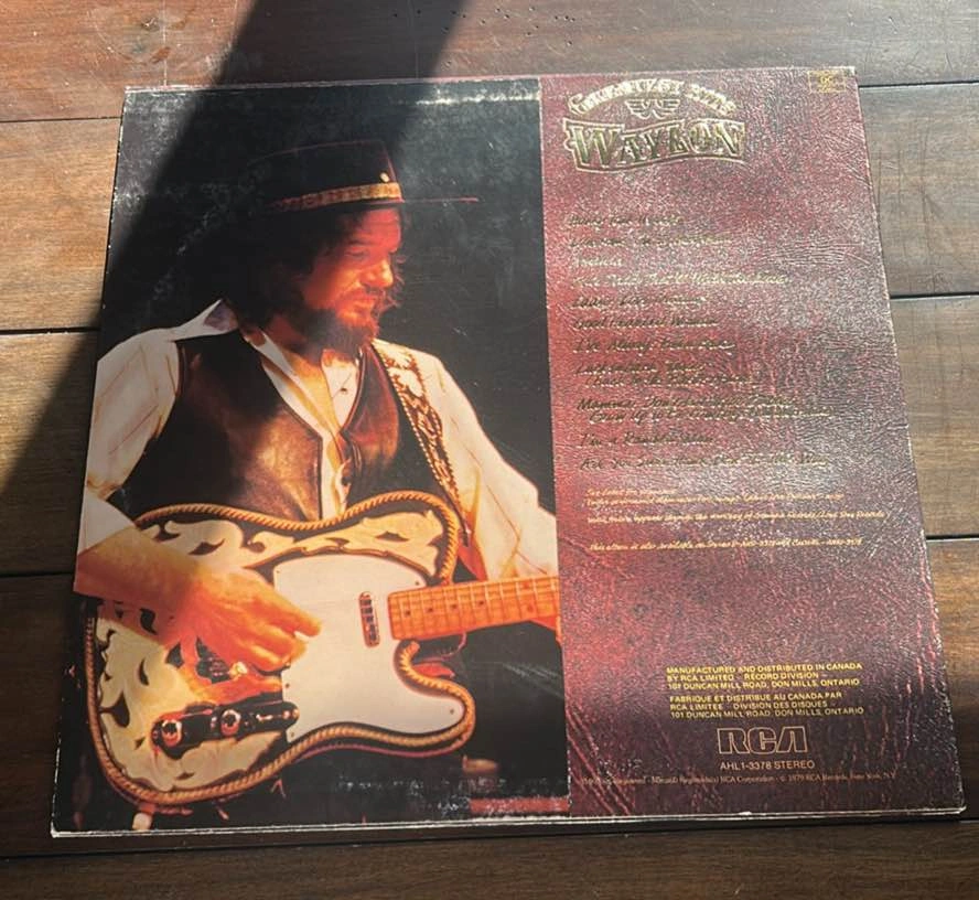 Waylon Jennings Greatest Hits 1979 Vinyl Record RCA Original Pre - photo 2