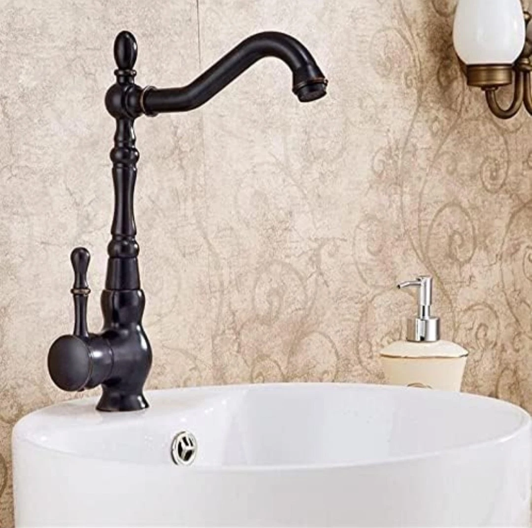 Polished Brass Swivel Kitchen Faucet