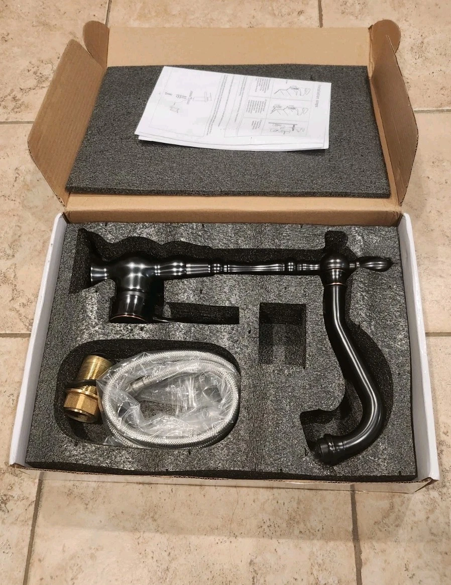 Polished Brass Swivel Kitchen Faucet - photo 3