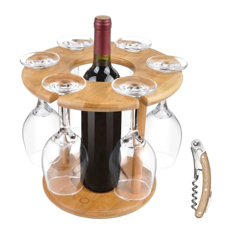 Kato Wine Glass Cup Rack and Bottle Holder Wine Tabletop Glass H