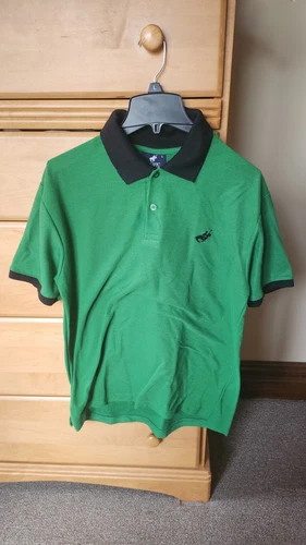 Pacific Polo Mens Green Shirt - Size Large