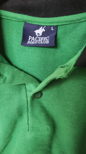 Pacific Polo Mens Green Shirt - Size Large - photo 3