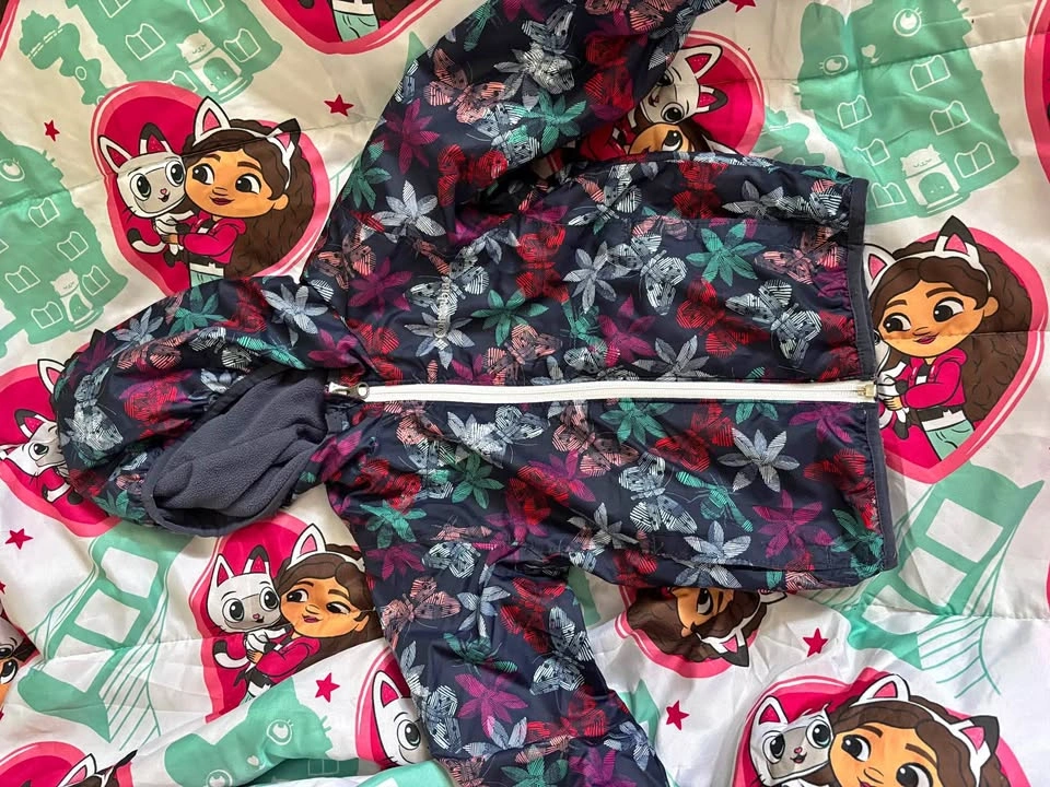 Columbia Kids Floral Fleece Lined Jacket 3t