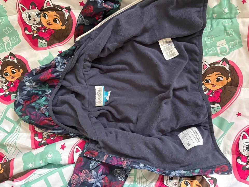 Columbia Kids Floral Fleece Lined Jacket 3t - photo 3