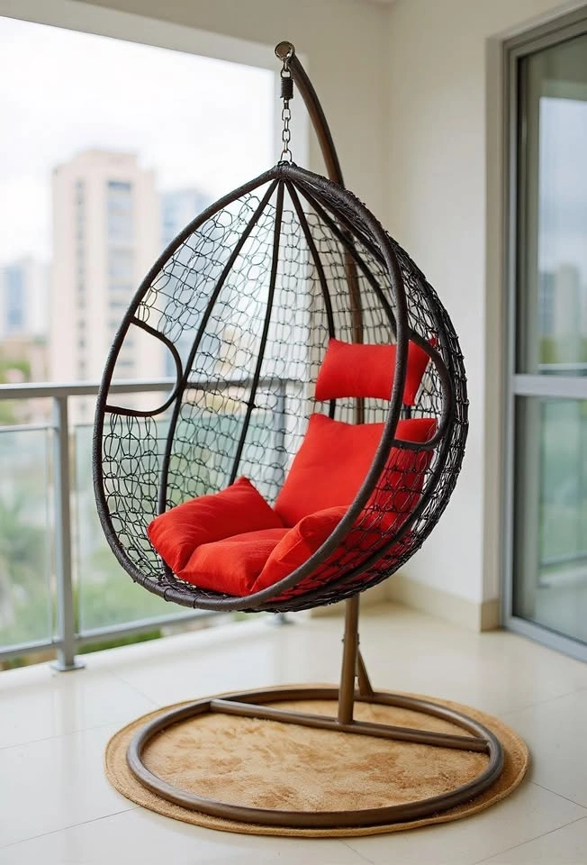 Boho Hanging Egg Chair - Living Room Furniture - photo 2