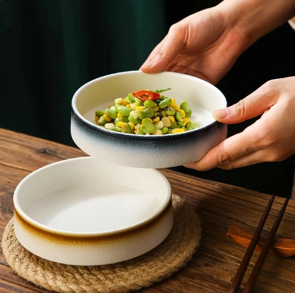 Creative Frosted Ceramic Bowl & Deep Plate $4.2 - photo 2