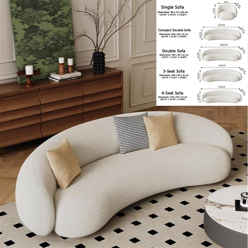 SOB033 A1446 Scandinavian Cloud Sofa - White - photo 2