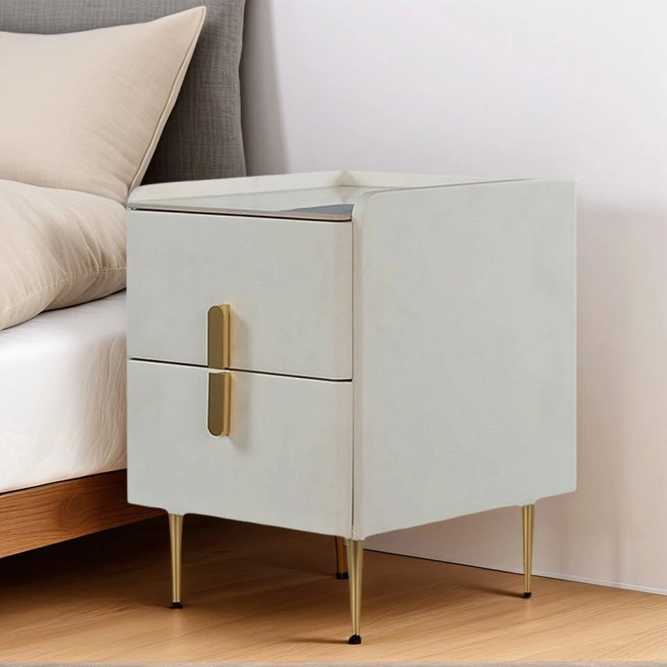 Ultra Narrow Bedside Table with 2 Drawers - CBD023 A2228
