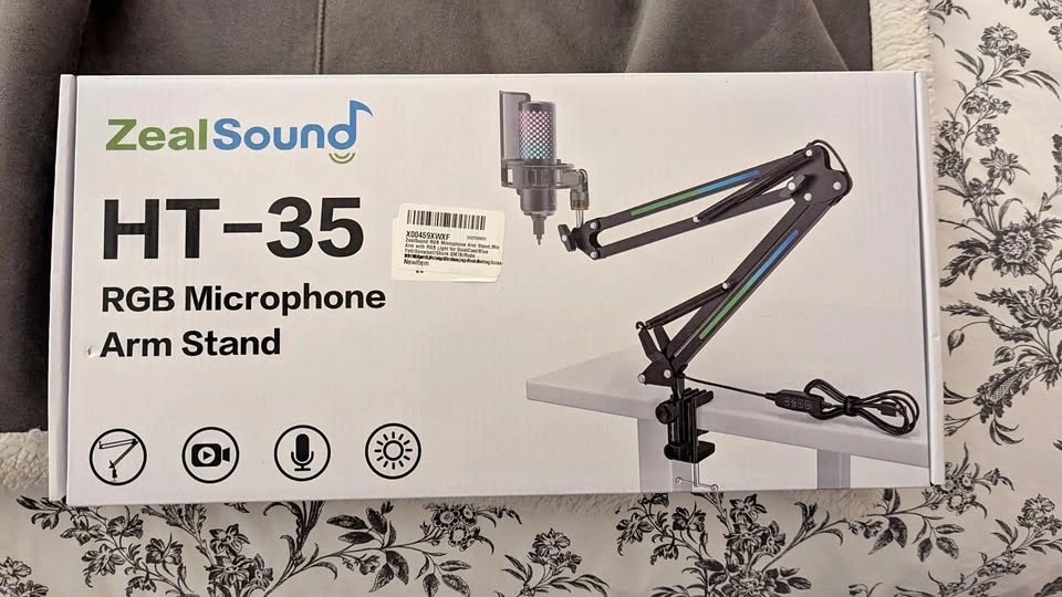 Zeal Sound HT-35 RGB Microphone Arm Stand