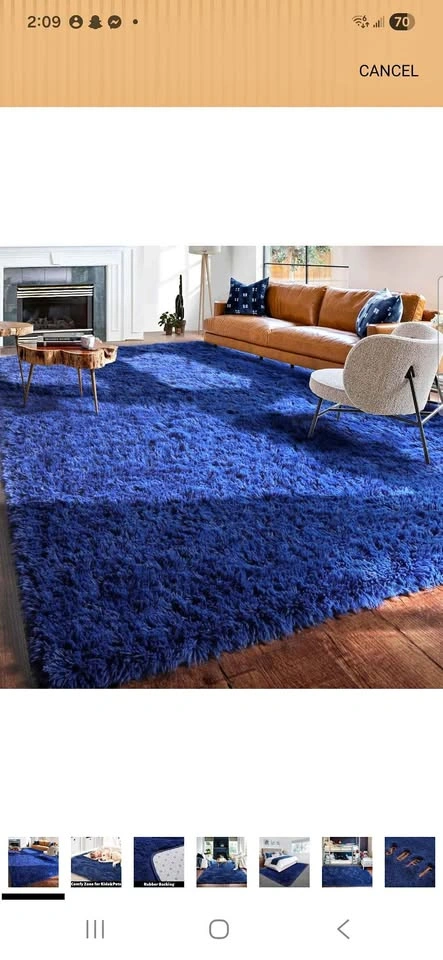 7x10 Shaggy Rug New