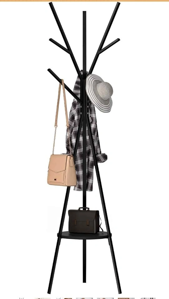 Black Coat Rack with Modern Design - photo 2