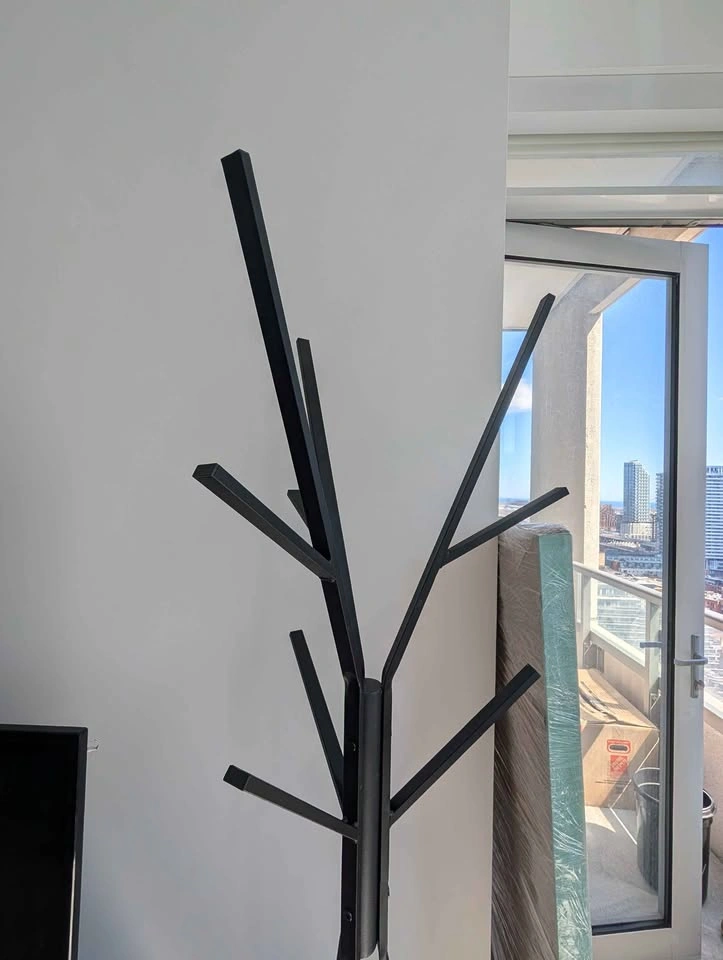 Black Coat Rack with Modern Design - photo 4