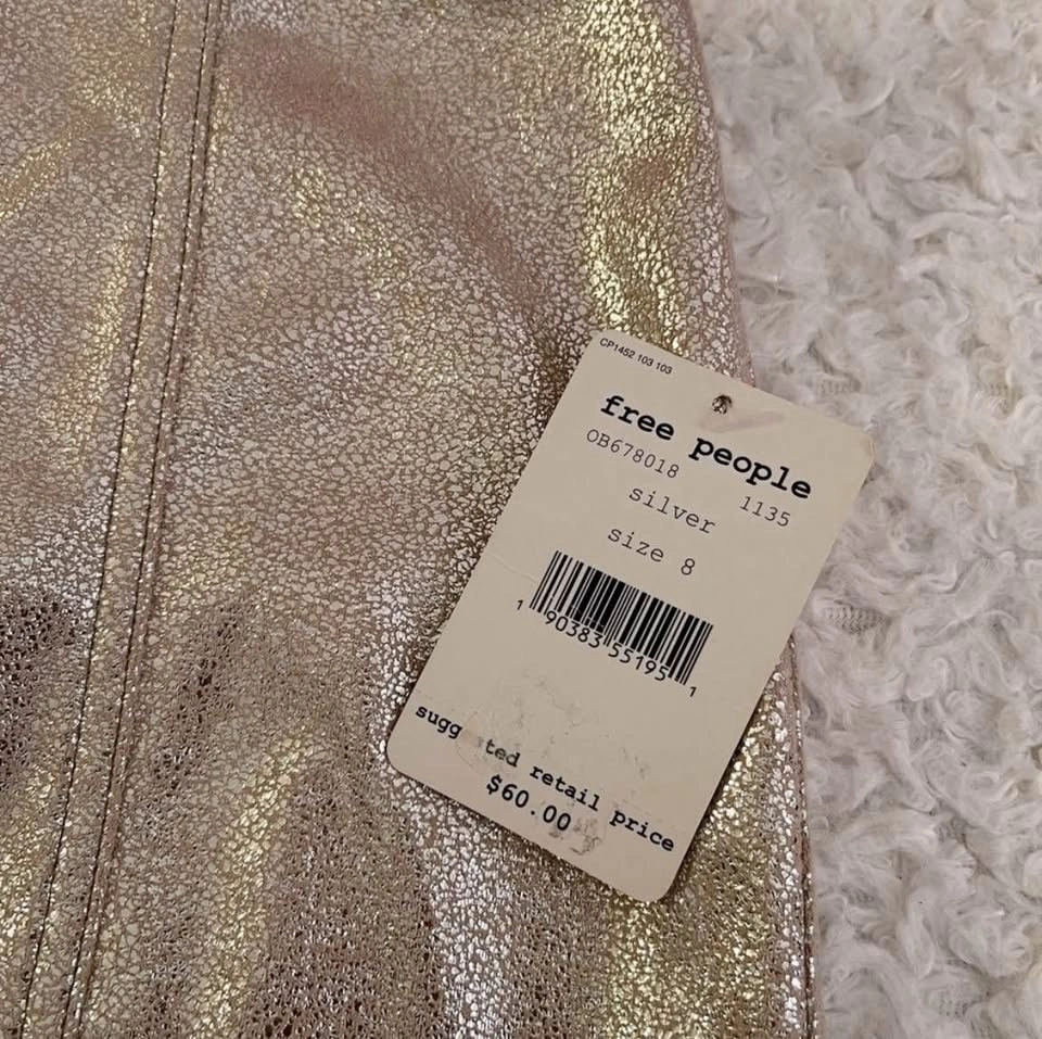 Free People Champagne Mini Skirt - photo 2