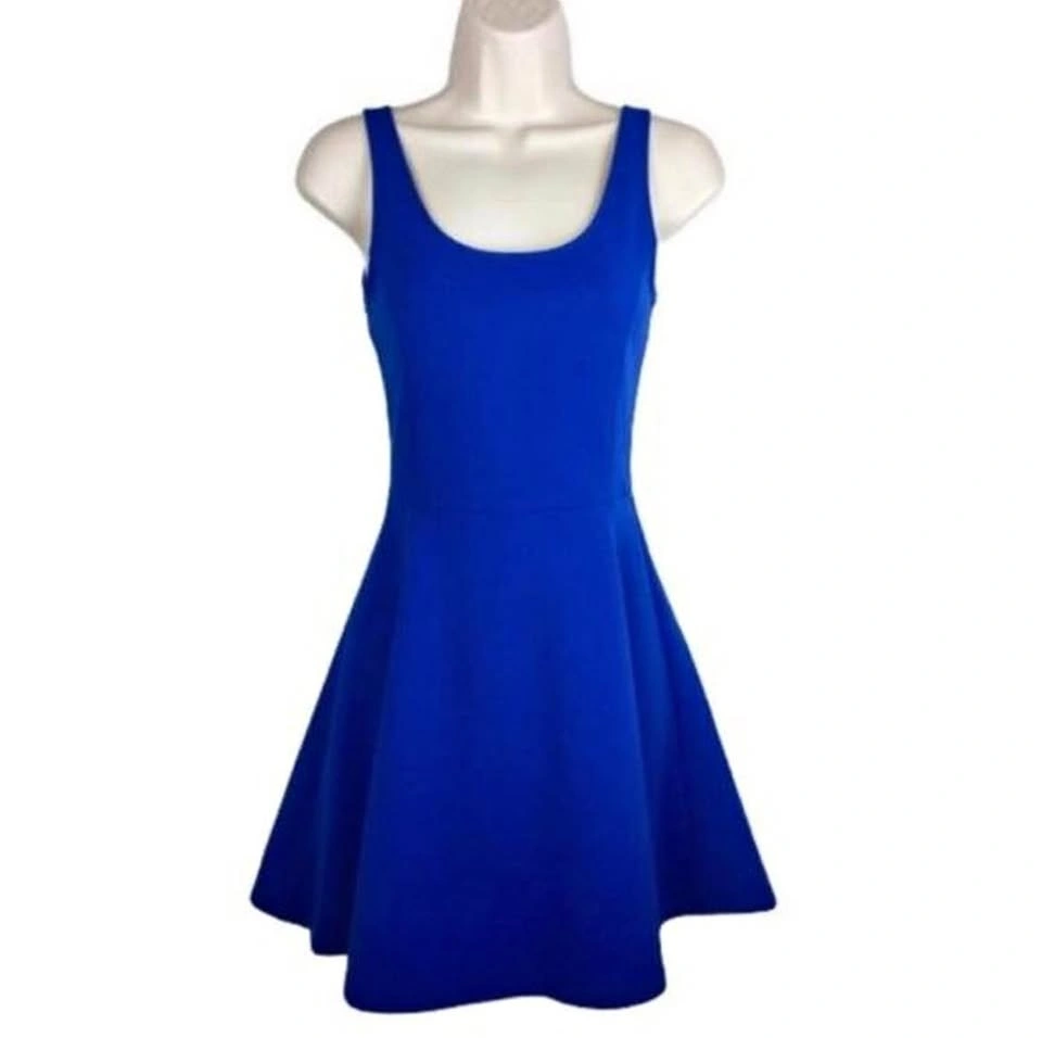 H&M blue skater dress