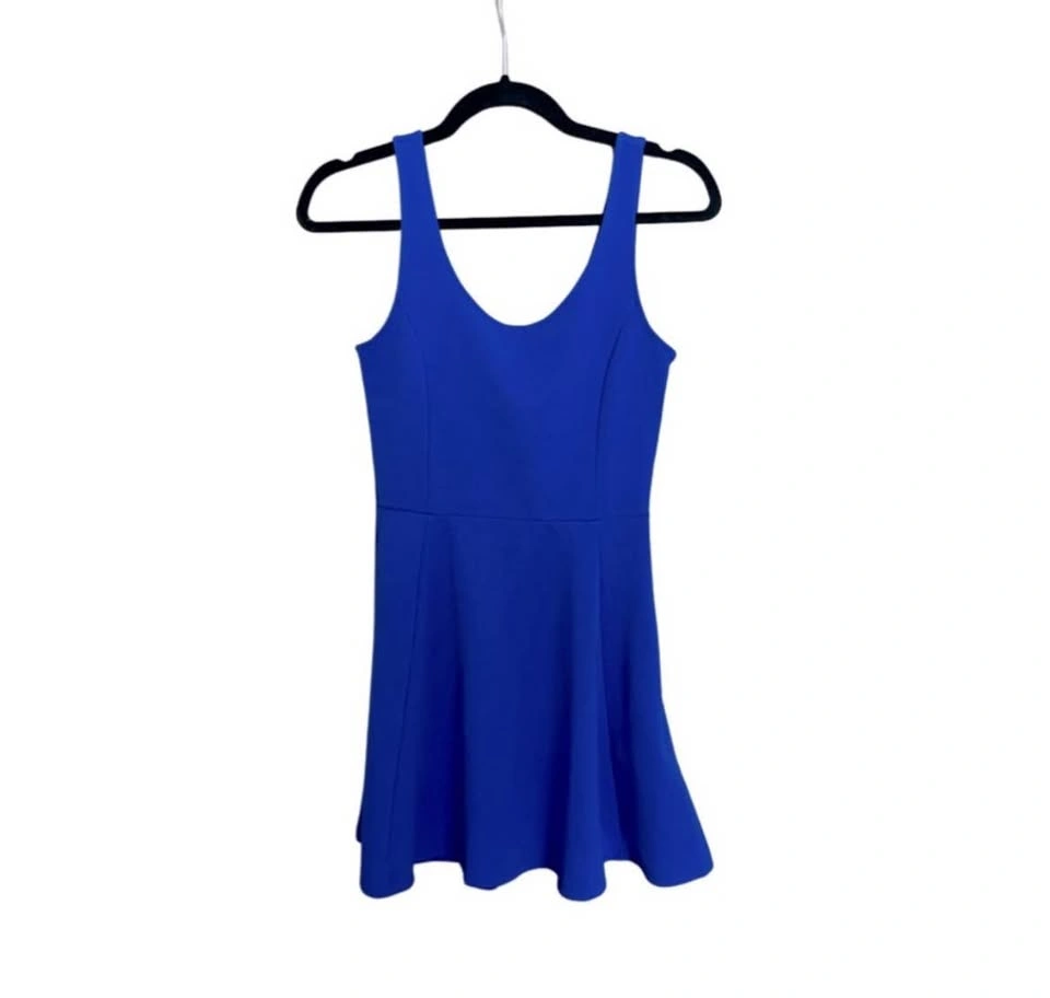 H&M blue skater dress - photo 3