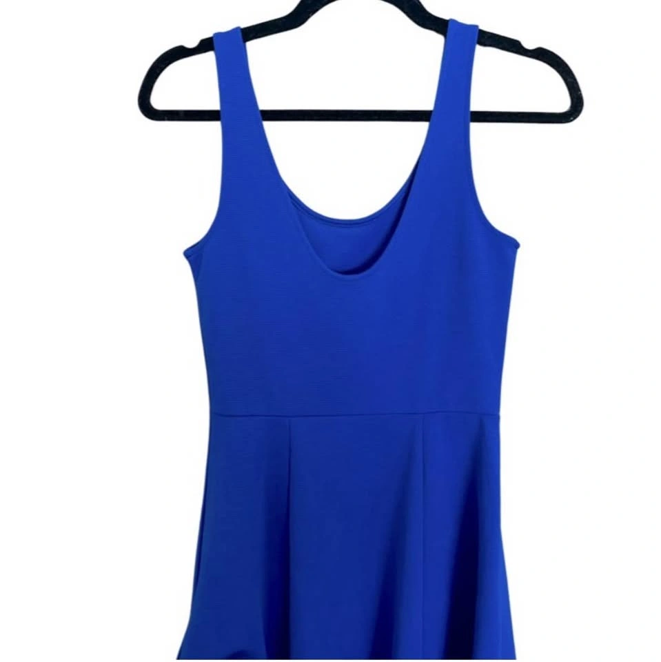 H&M blue skater dress - photo 4