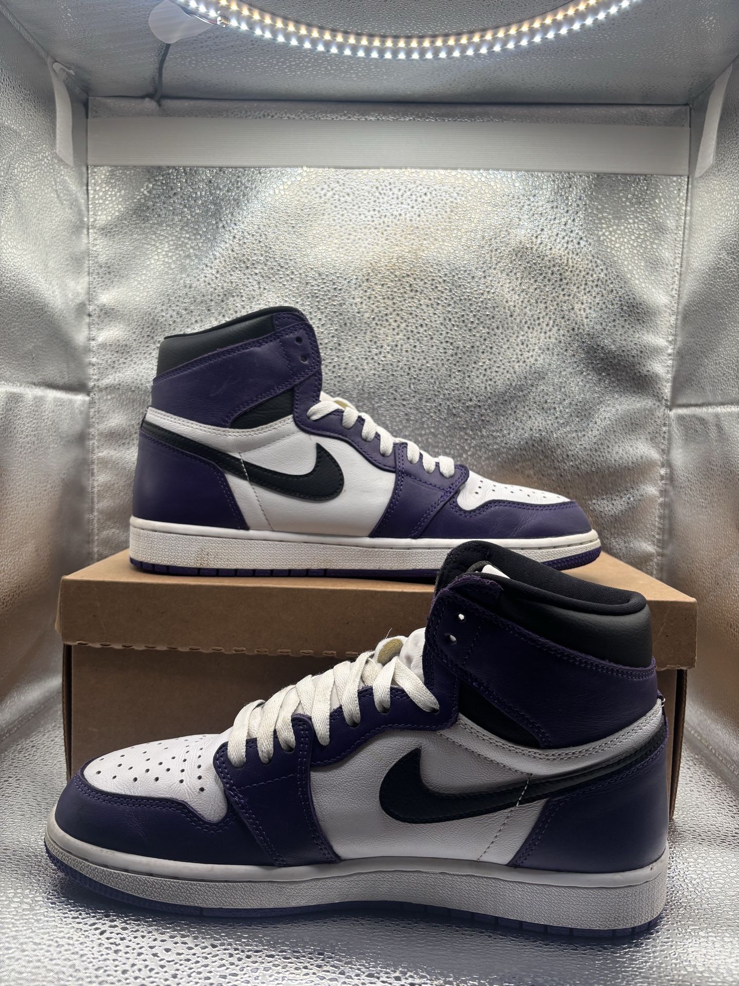 Air Jordan 1 High Court Purple White - photo 5
