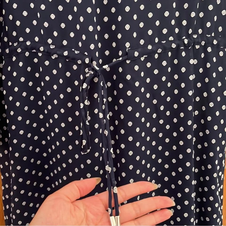 Ralph Lauren Navy flower dot dress - photo 3