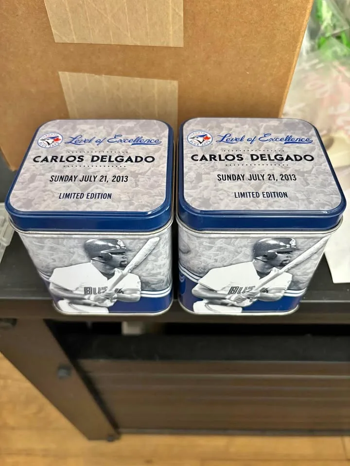 Carlos Delgado limited edition blue jays baseball thumbnail