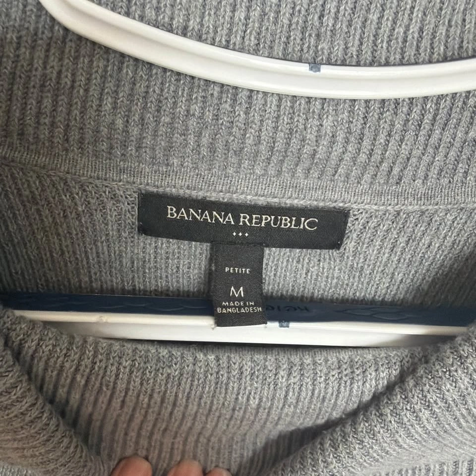 Banana Republic Gray Cowl Neck Sweater - photo 3