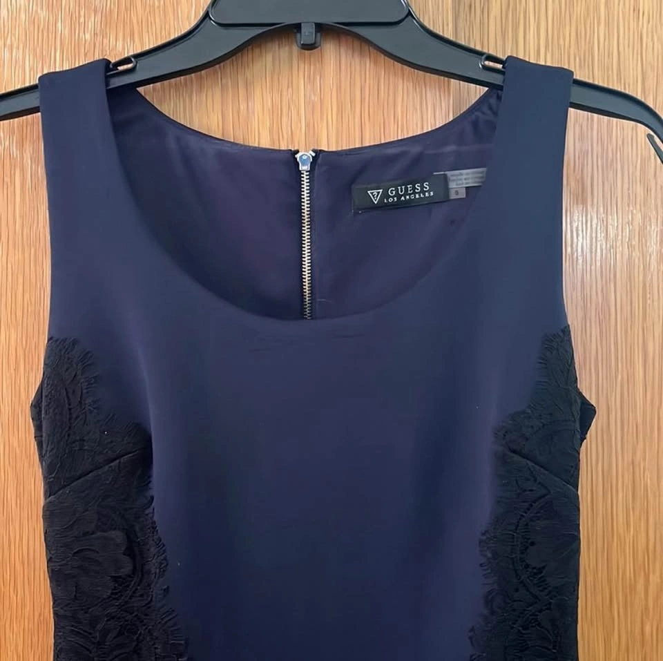 Guess Navy/black Lace Dress - photo 2