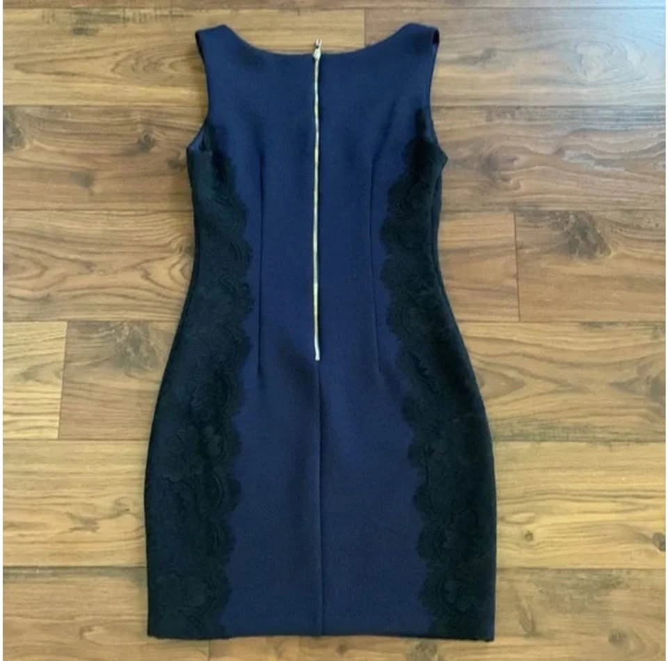 Guess Navy/black Lace Dress - photo 3