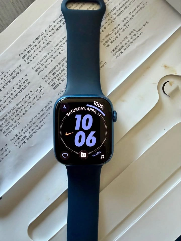 Apple Watch Series 7 GPS Blue - photo 2