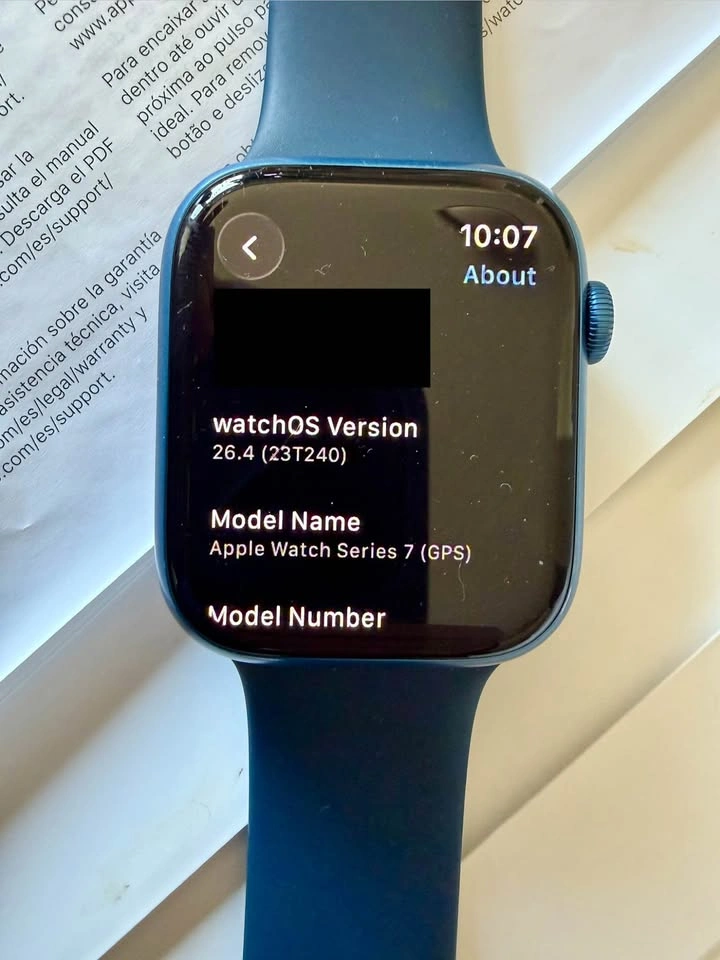 Apple Watch Series 7 GPS Blue - photo 3