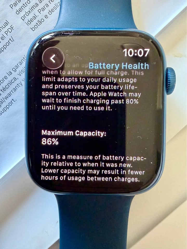Apple Watch Series 7 GPS Blue - photo 4