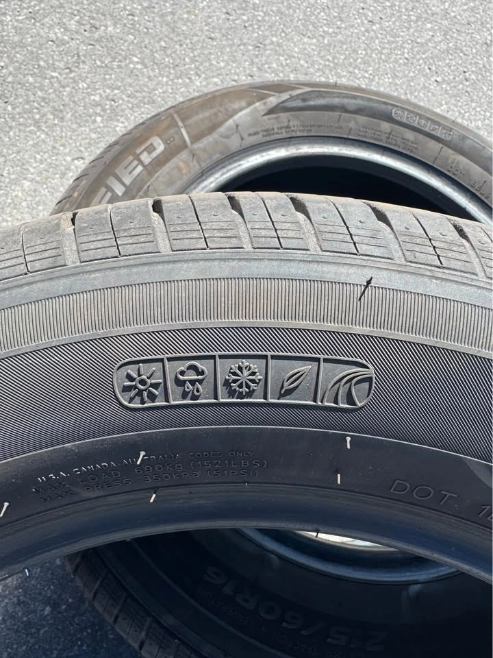 2 ALLTREK All-Weather Tires 215/60R16 - photo 3