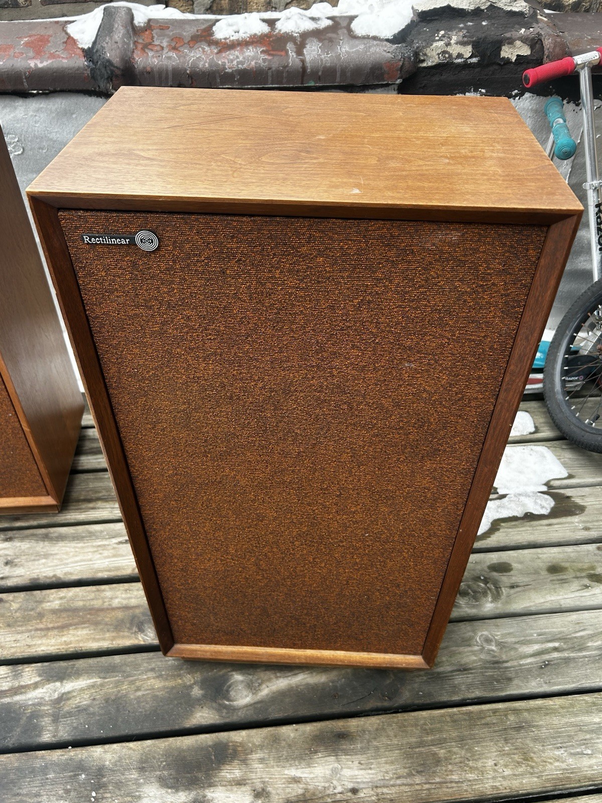 Rectilinear lll Highboy 3-Way Speakers, Excellent Condition