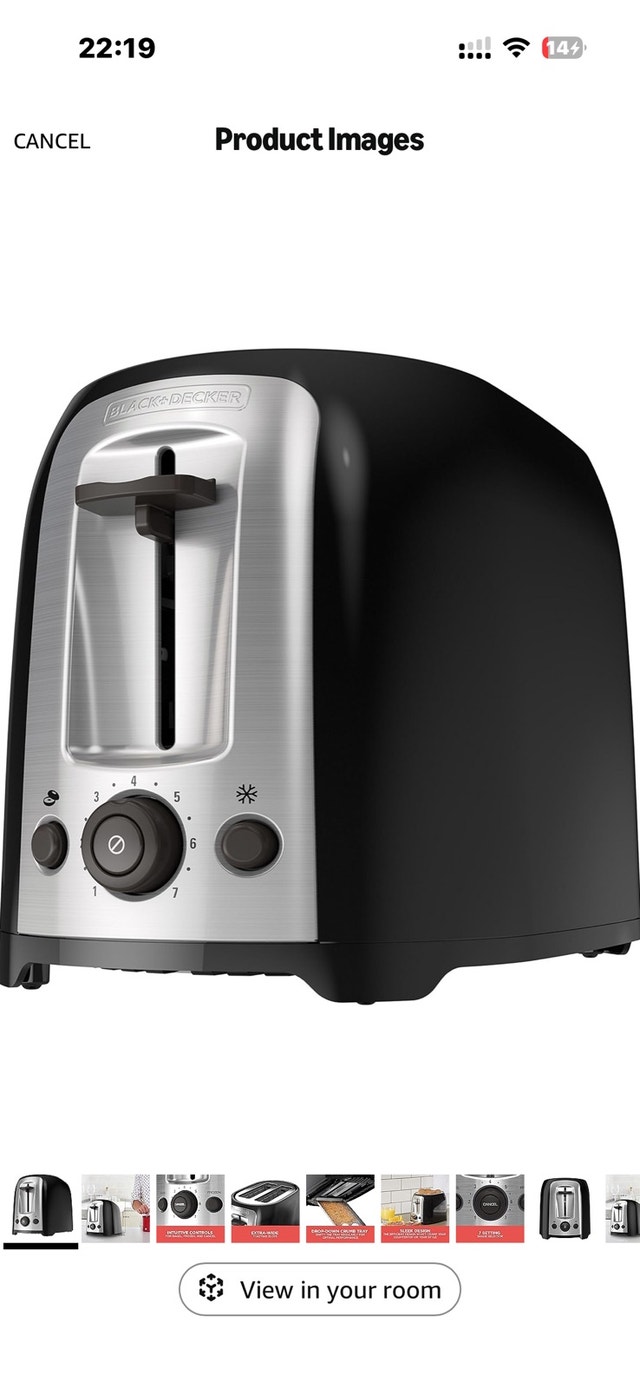 BLACK+DECKER 2-Slice Toaster
