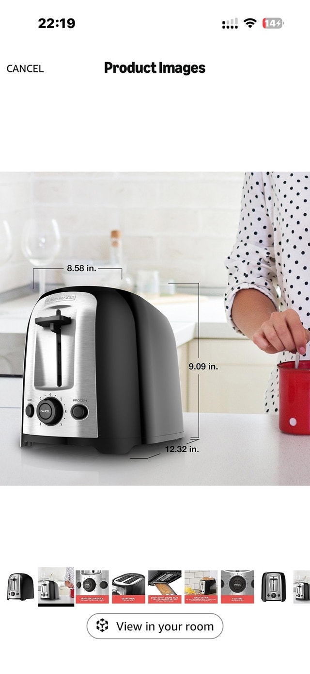 BLACK+DECKER 2-Slice Toaster - photo 2