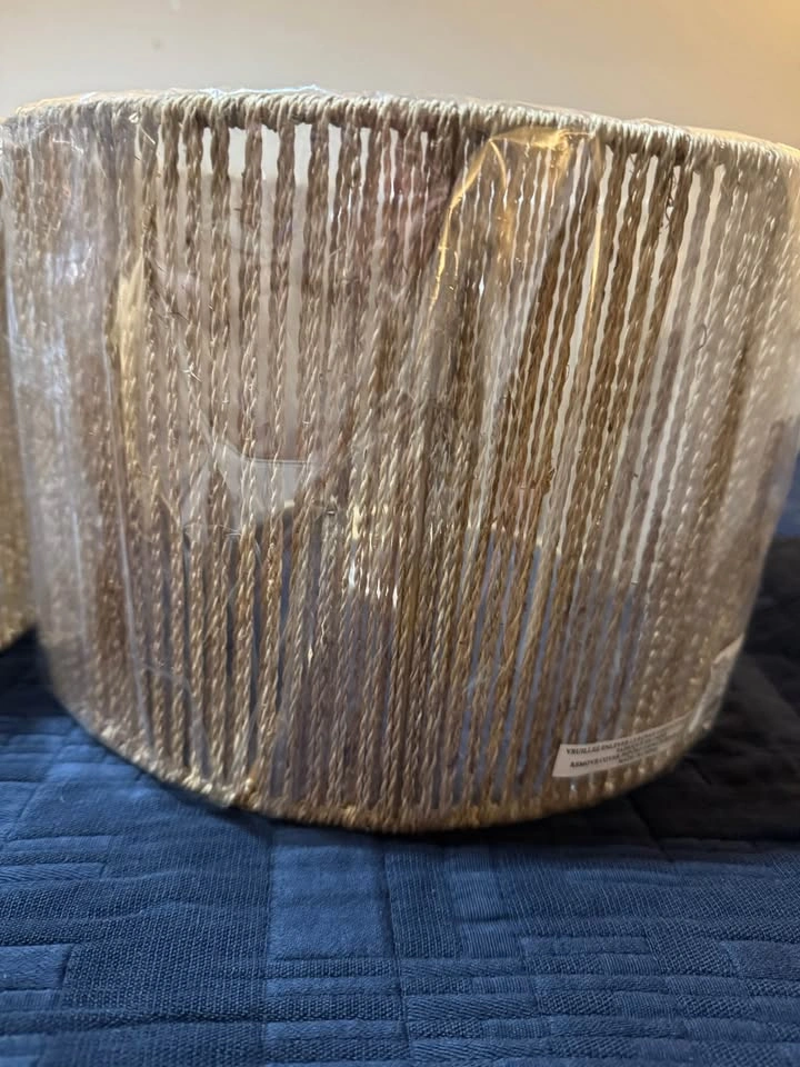 Hemp cord lampshades - photo 2