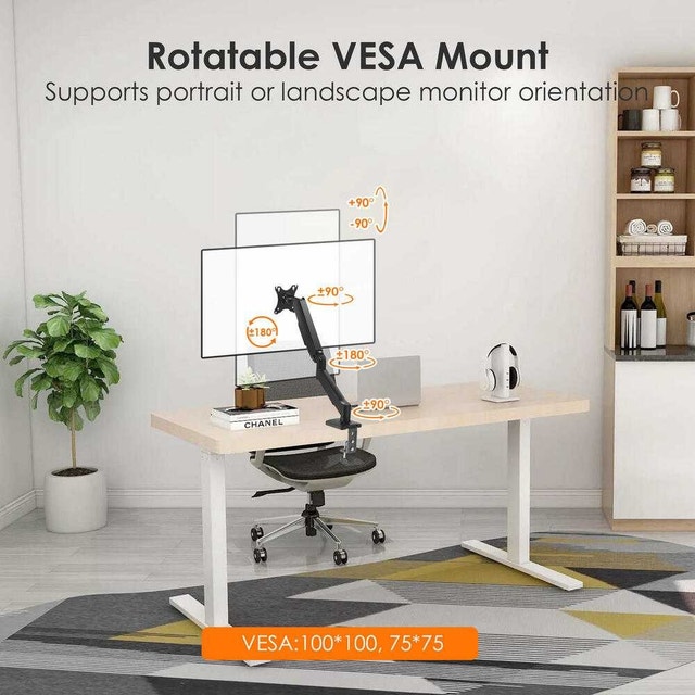Ergonomic Gas Spring Monitor Desk Mount (17"-32") - photo 2