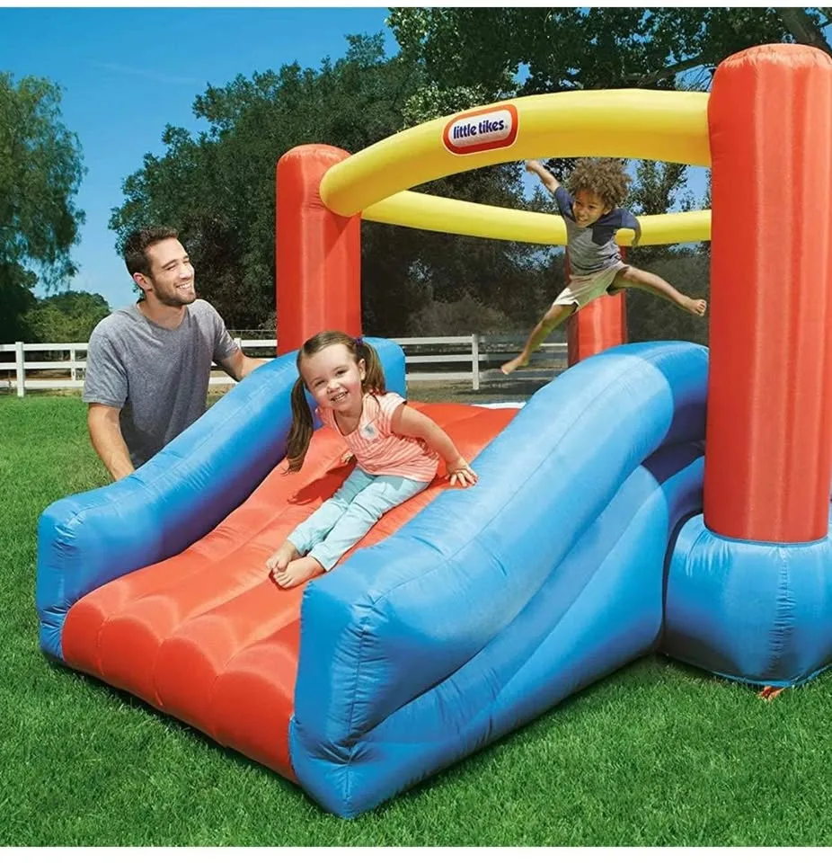 Brand new Little tikes jr. jump n slide Bouncer and blower image indicator(2)