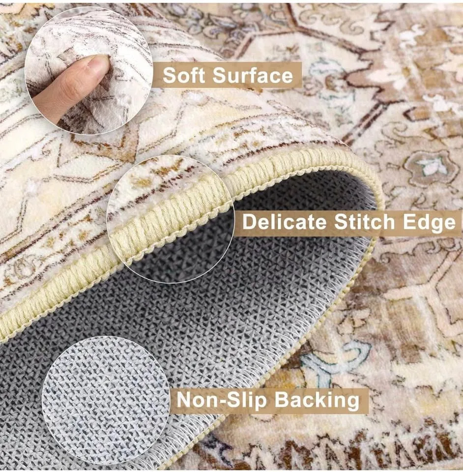 New Yamaziot Rug 5X7 - Beige/Brown image indicator(3)