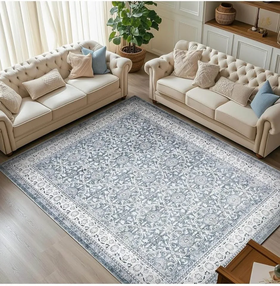 New Area Rug 8X10 - Teal/Light Blue image indicator(2)