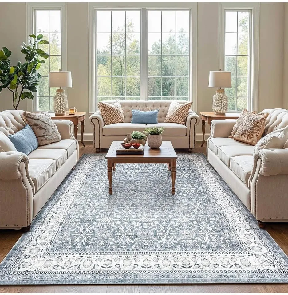 New Area Rug 8X10 - Teal/Light Blue image indicator(4)