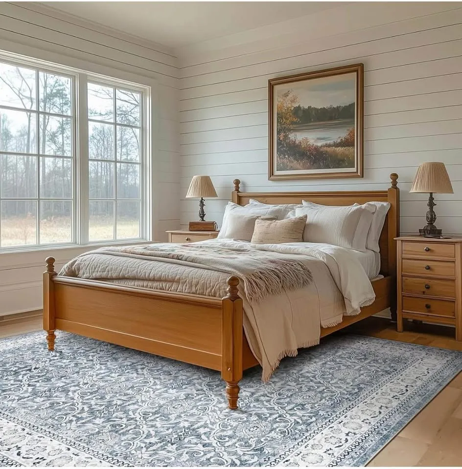 New Area Rug 8X10 - Teal/Light Blue image indicator(5)