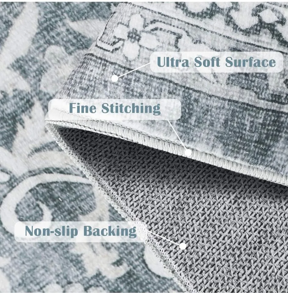 New Area Rug 8X10 - Teal/Light Blue image indicator(7)