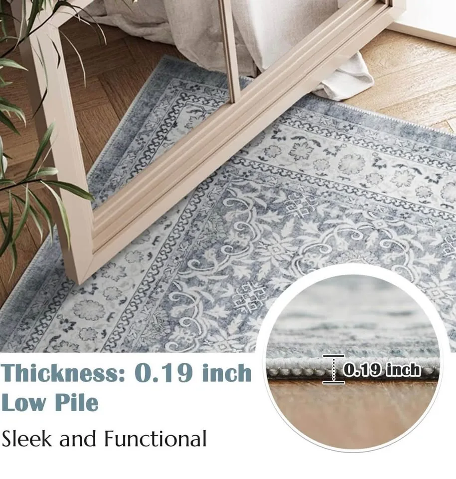 New Area Rug 8X10 - Teal/Light Blue image indicator(9)