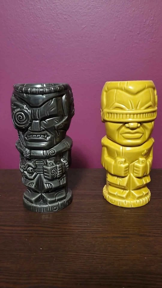 GeekiTikis Star Trek Figurines/Pencil Holder Set of 2