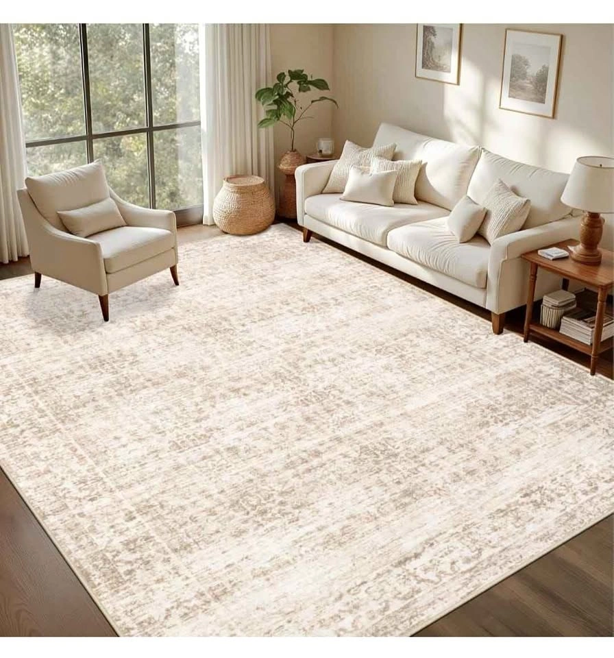 9x12 Washable Vintage Boho Area Rug
