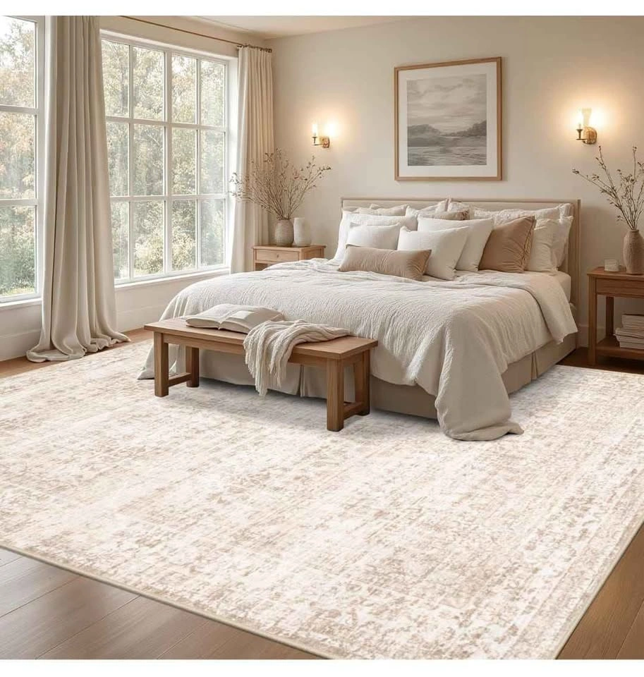 9x12 Washable Vintage Boho Area Rug - photo 2