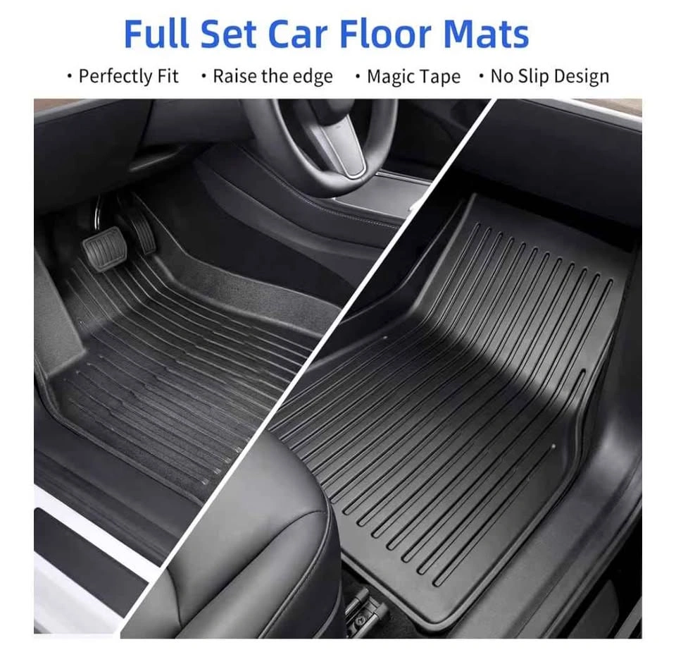 Tesla Model Y 2025-2026 Floor Mats Full Set - photo 2