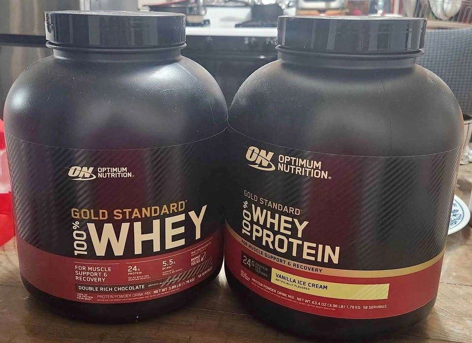 Optimum Nutrition Whey Protein Powder - 2 Flavors